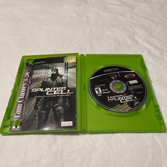 Tom Clancy's Splinter Cell (Microsoft Xbox, 2002) Complete W/manual - Picture 3 of 3